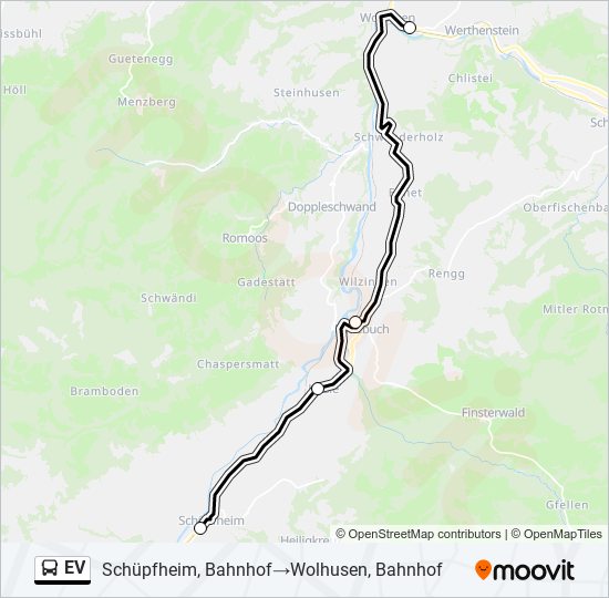 EV Bus Line Map