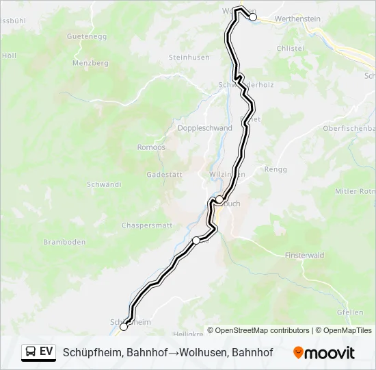 EV Bus Line Map