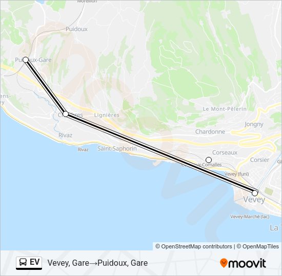 EV Bus Line Map