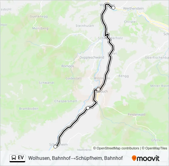 EV Bus Line Map