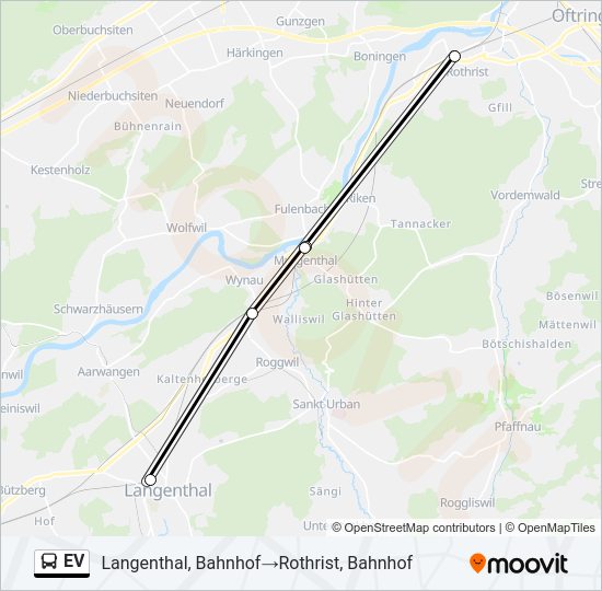 EV Bus Line Map
