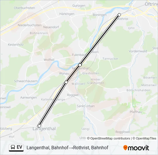 EV Bus Line Map