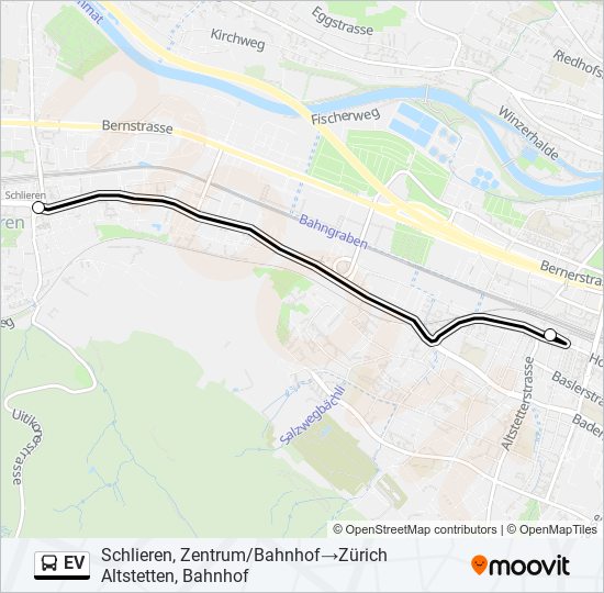 EV Bus Line Map