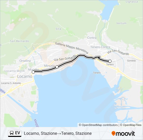 EV Bus Line Map