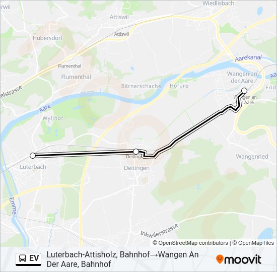 EV Bus Line Map