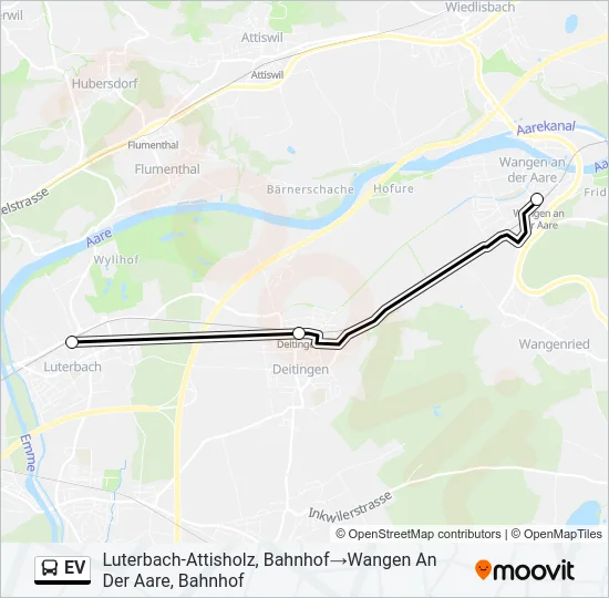 EV Bus Line Map
