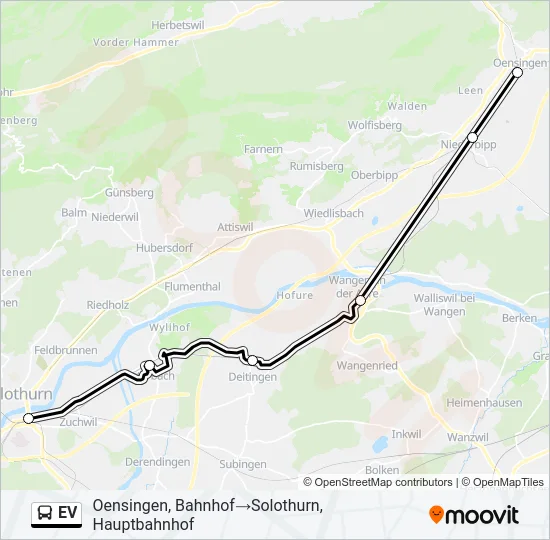 EV Bus Line Map