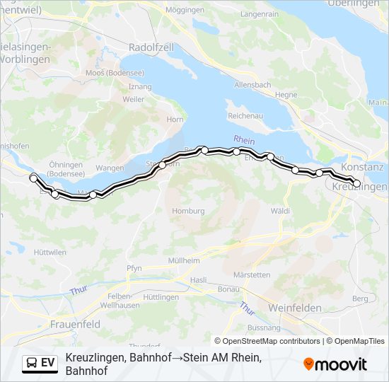 EV Bus Line Map