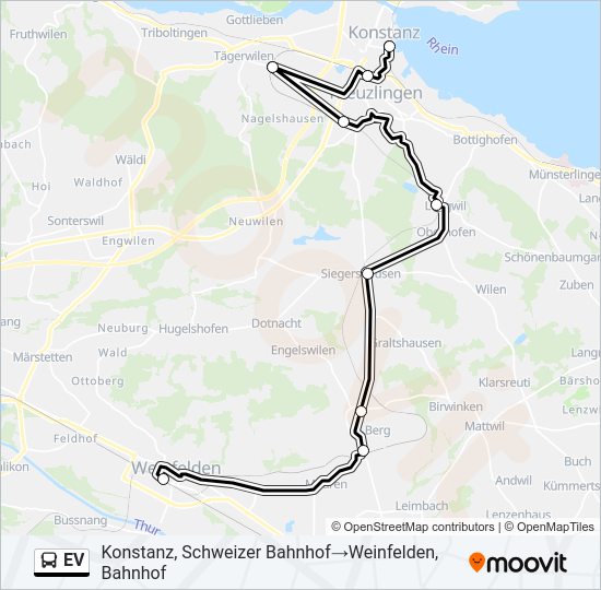 EV Bus Line Map