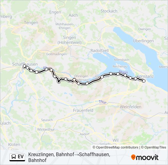 EV Bus Line Map