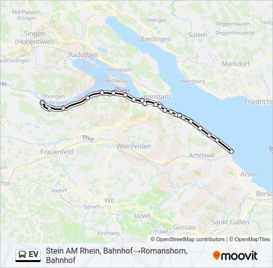 EV Bus Line Map