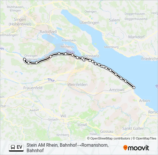 EV Bus Line Map