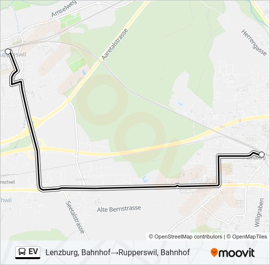 EV Bus Line Map