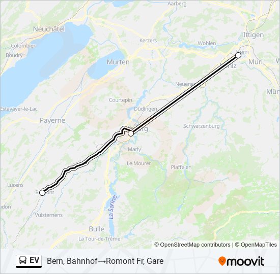 EV Bus Line Map