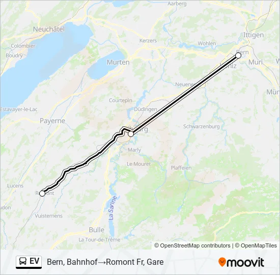 EV Bus Line Map