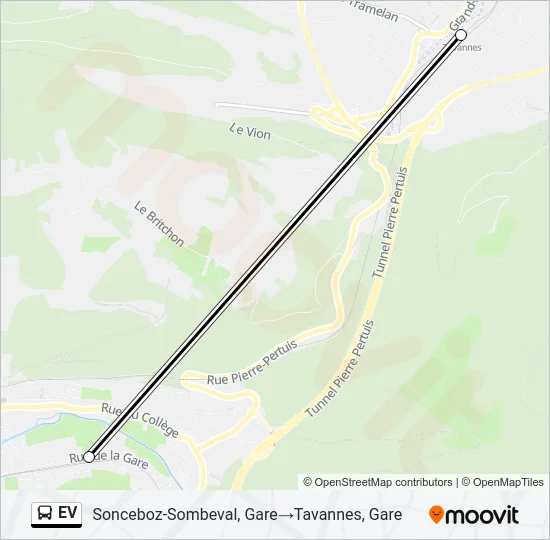 EV Bus Line Map