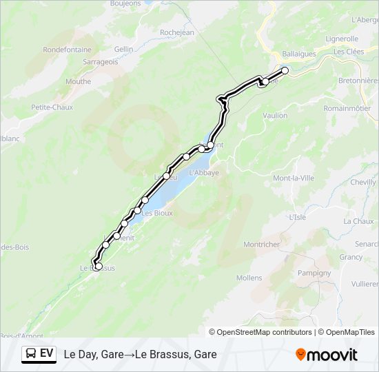 EV Bus Line Map