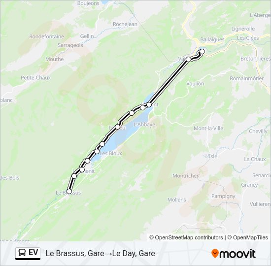 EV Bus Line Map