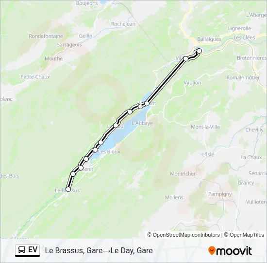 EV Bus Line Map