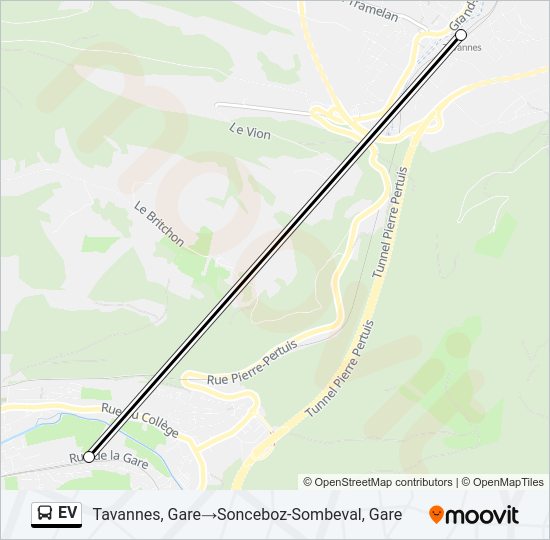 EV Bus Line Map