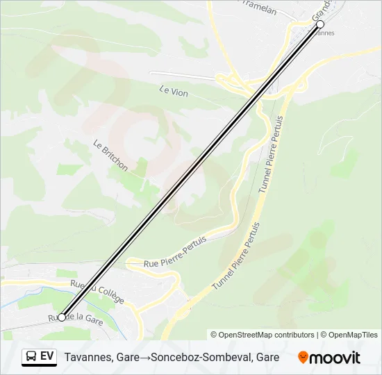 EV Bus Line Map