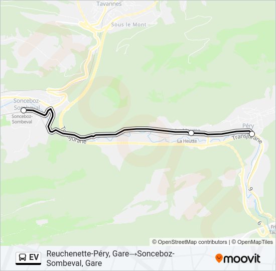EV Bus Line Map