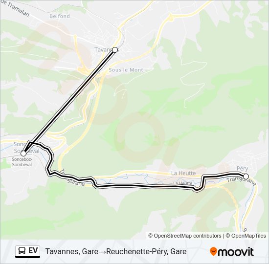 EV Bus Line Map