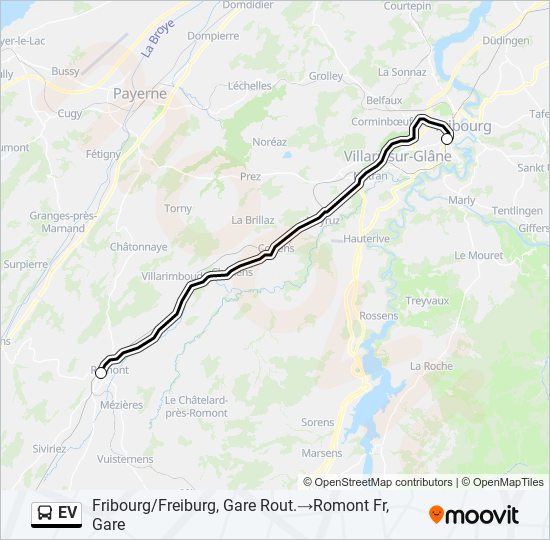 EV Bus Line Map