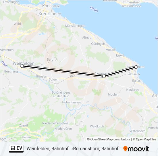 EV Bus Line Map