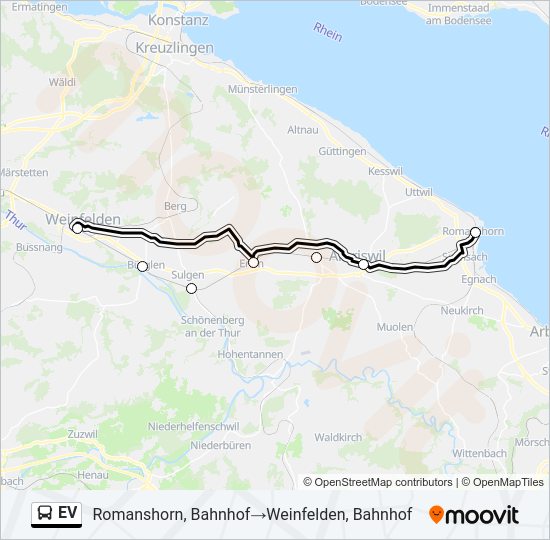 EV Bus Line Map