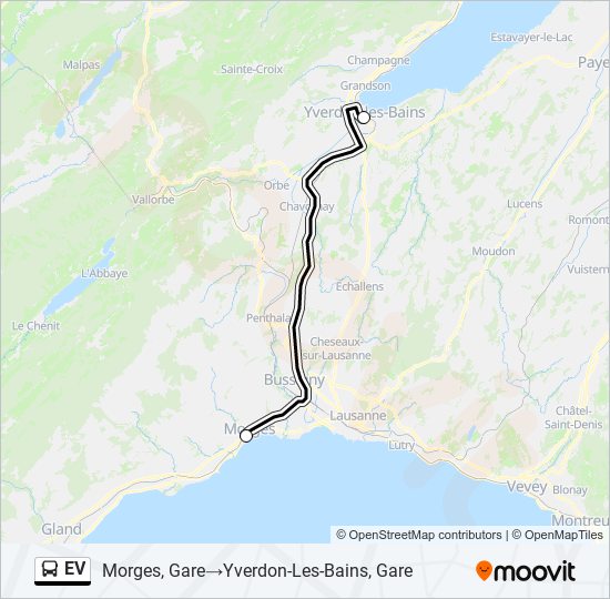 EV Bus Line Map