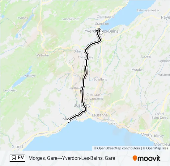 EV Bus Line Map