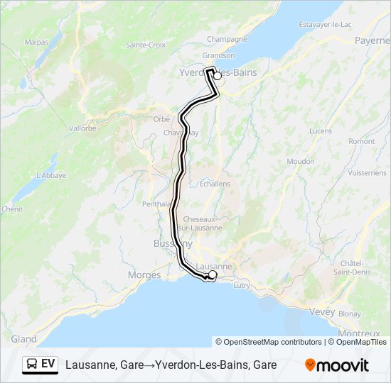 EV Bus Line Map