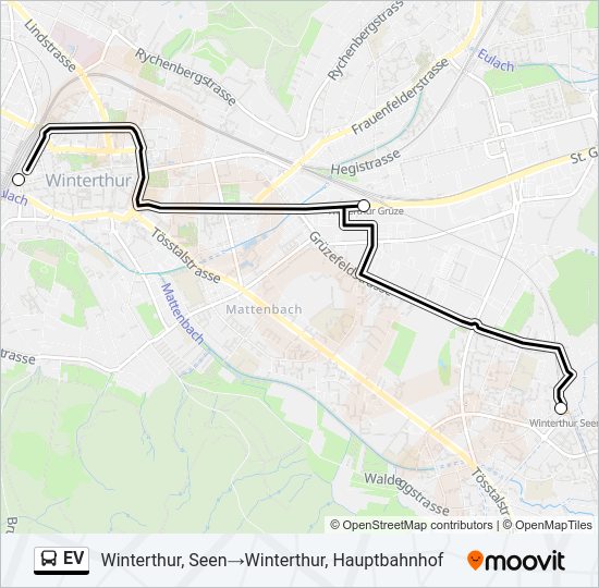 EV Bus Line Map