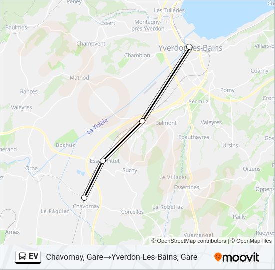 EV Bus Line Map