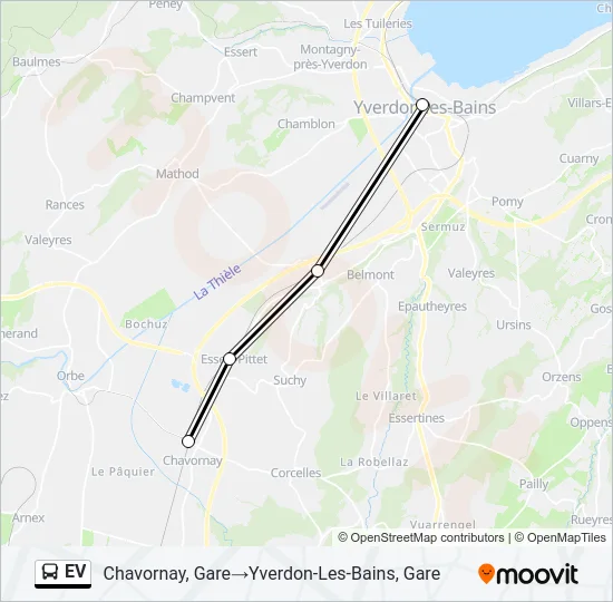 EV Bus Line Map