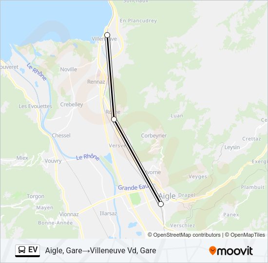 EV Bus Line Map