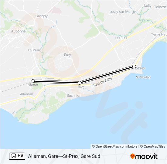 EV Bus Line Map