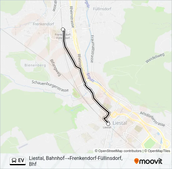 EV Bus Line Map