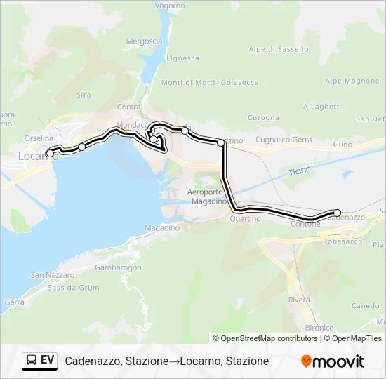 EV Bus Line Map