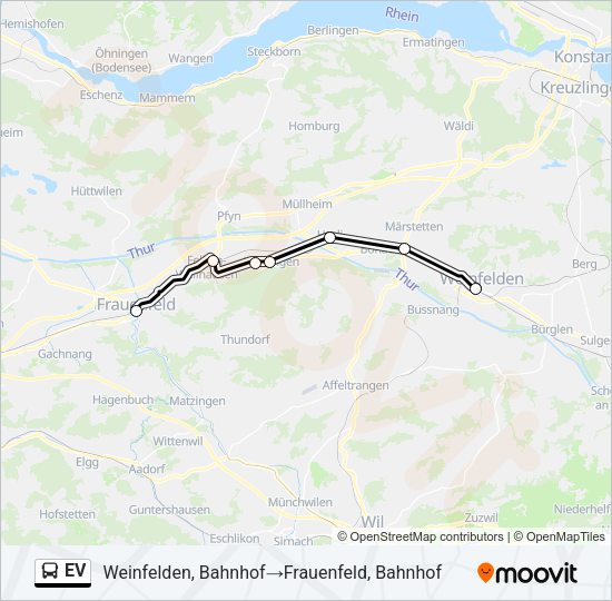EV Bus Line Map