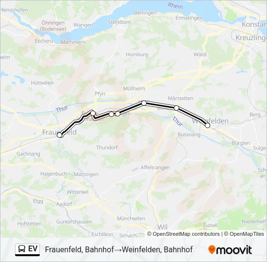 EV Bus Line Map