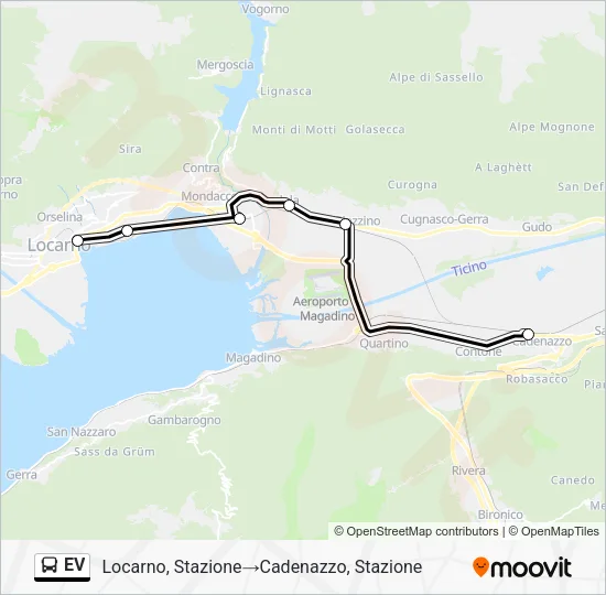 EV Bus Line Map
