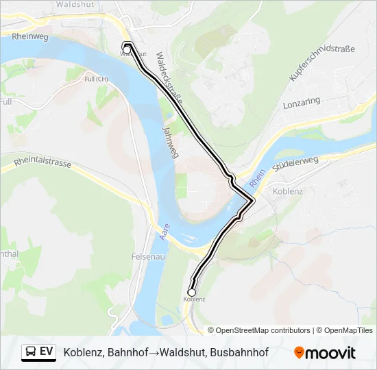 EV Bus Line Map