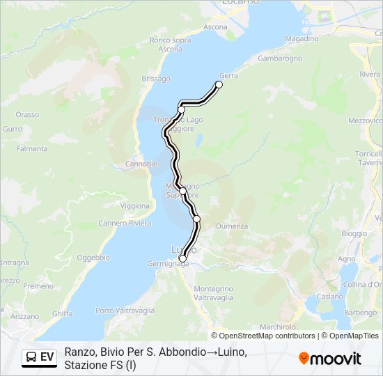 EV Bus Line Map