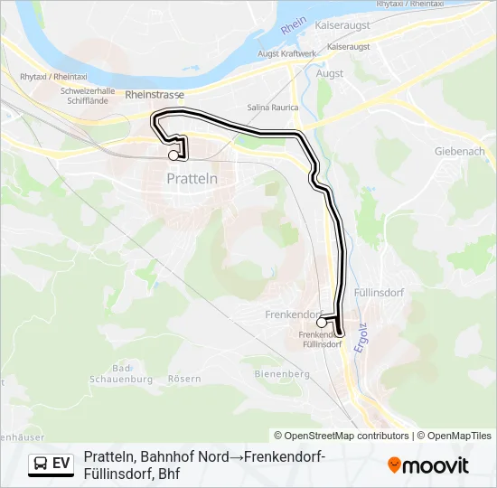 EV Bus Line Map