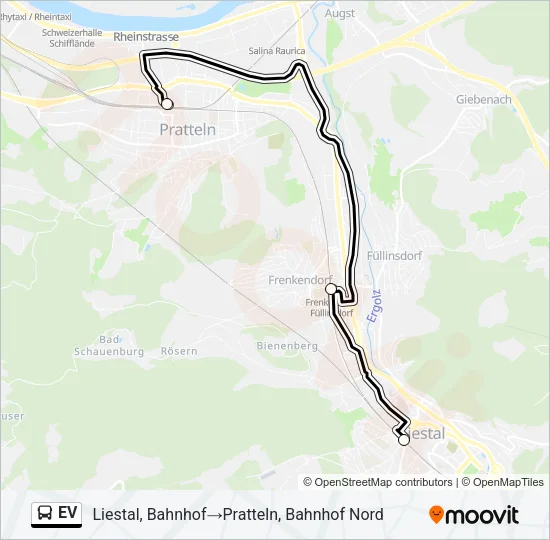 EV Bus Line Map