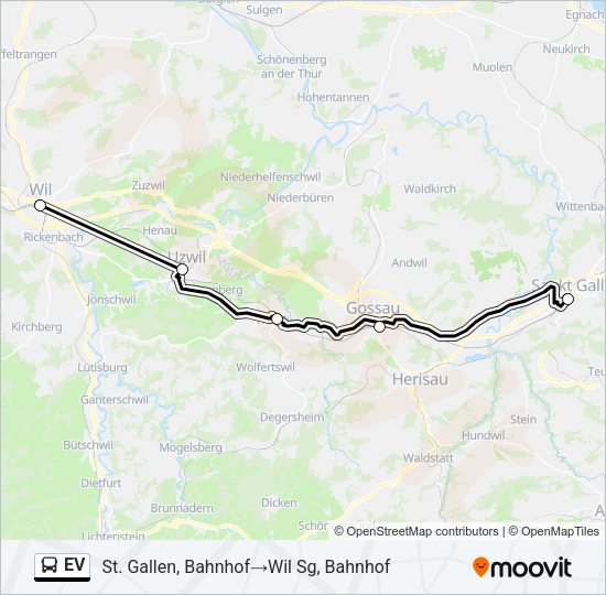 EV Bus Line Map