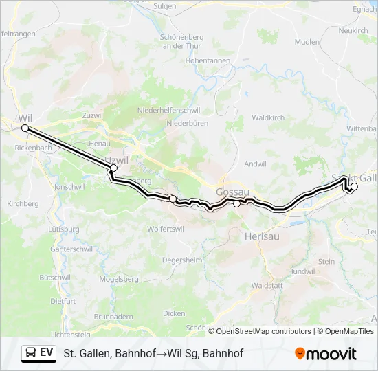EV Bus Line Map