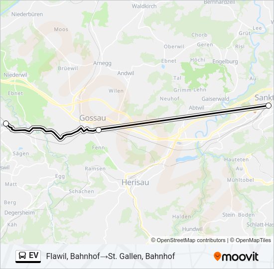 EV Bus Line Map